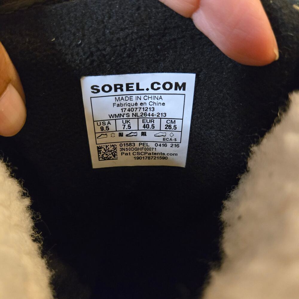 Sorel Slimpack II Lace Elk Olive Leather Waterproof Winter Snow Boots 9.5 - Picture 4 of 4